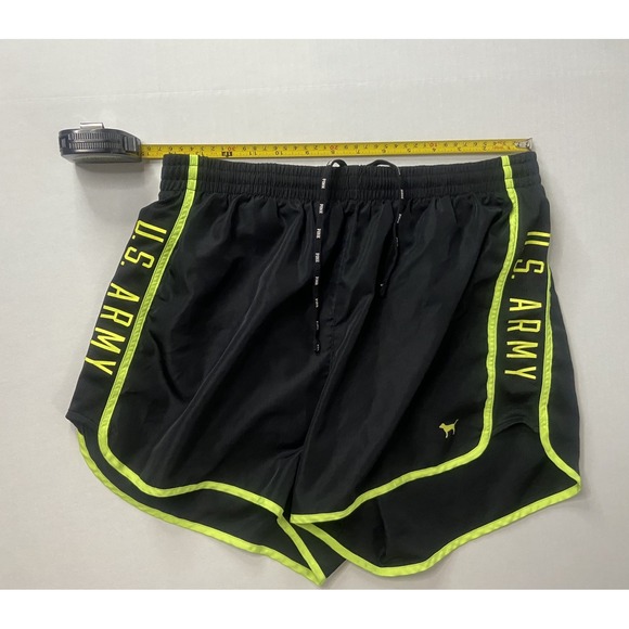 Victoria's Secret PINK University of ARMY Shorts Large Black - Picture 13 of 16